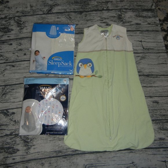 HALO Sleep Sack size XS-S 0-3-6 months bundle